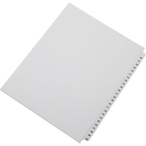 ABILITYONE Tabs, Indexes & Dividers; UNSPSC Code: 44122018 7530014072248