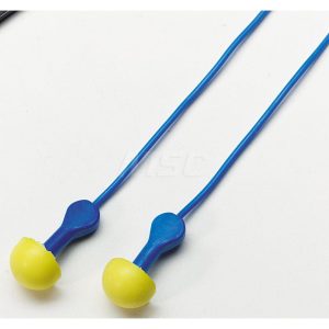 3M Earplug: 25dB, Foam, Round, Push-In Stem, Corded 7000002309
