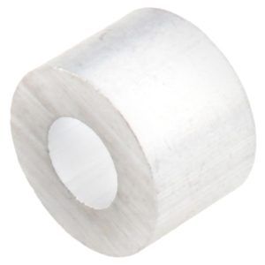 VALUE COLLECTION Wire Rope Round Stop Compression Sleeve: 5/32" Rope Dia, Aluminum 838 00106