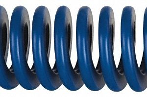 ASSOCIATED SPRING RAYMOND Die Spring: 2" Free Length, Blue 204-508