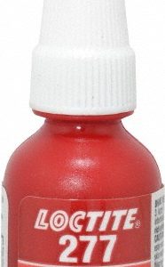 LOCTITE Threadlocker: Red, Liquid, 10 mL, Bottle 231089