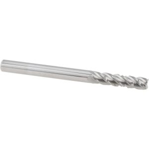 ACCUPRO Roughing & Finishing End Mill: 1/8" Dia, 4 Flutes, Square End, Chipbreaker, Solid Carbide 67940155