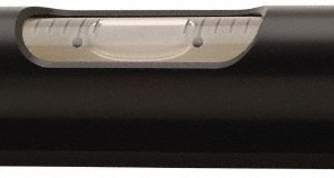 GEIER & BLUHM, INC. 3-3/8 Inch Long, Horizontal, Brass, Plate Mounting Tubular and Pocket Level 4-3016