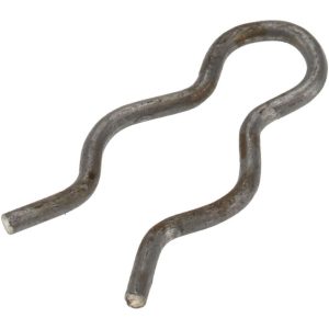 VALUE COLLECTION 17/32" Groove, 1-1/2" Long, Stainless Steel Hair Pin Clip P20148