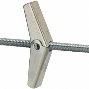 DEWALT ANCHORS & FASTENERS 3/16" Diam x 3" OAL, 3/16" Screw, Steel Toggle Bolt Drywall & Hollow Wall Anchor 04133-PWR
