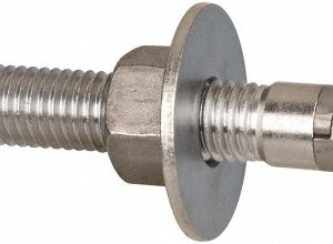 DEWALT ANCHORS & FASTENERS Concrete Wedge Expansion Anchor: 5/8" Dia, 5" OAL, 2-3/4" Min Embedment 07333-PWR