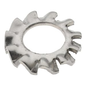 VALUE COLLECTION M5 Screw, 5.3mm ID, Stainless Steel External Tooth Lock Washer SEW8X0500-100BX