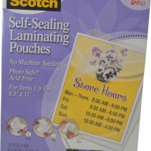 SCOTCH Letter Size, Gloss Finish Plastic Pouch 7010311316