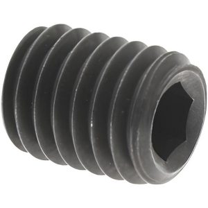 VALUE COLLECTION Set Screw: M8x1.25, 10.00 mm Overall Length, Flat Point, Alloy Steel, Grade 14.9 (45H) 832106PR