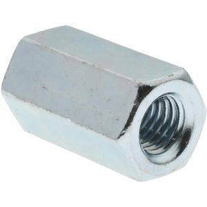 VALUE COLLECTION M8x1.25 Metric Coarse, 24mm OAL Steel Standard Coupling Nut 621042PS