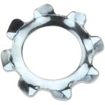 VALUE COLLECTION M4 Screw, 4.3mm ID, Spring Steel External Tooth Lock Washer 741066PS