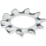 VALUE COLLECTION M5 Screw, 5.3mm ID, Spring Steel External Tooth Lock Washer 741076PS