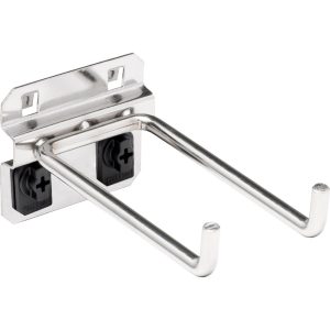 TRITON PRODUCTS 1/4" Dia, Double Rod 90&deg; End Bend Pegboard Hook 62419