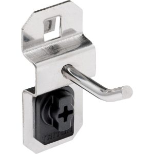 TRITON PRODUCTS 3/16" Dia, Single Angled End Pegboard Hook 61113