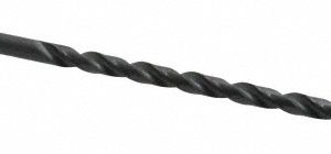 CLEVELAND Extra Length Drill Bit: 17/64" Dia, 118° Point, High Speed Steel C09666