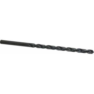 CLEVELAND Extra Length Drill Bit: 23/64" Dia, 118° Point, High Speed Steel C09672