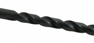 CLEVELAND Extra Length Drill Bit: 29/64" Dia, 118° Point, High Speed Steel C09678