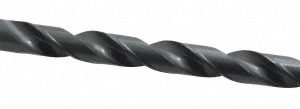 CLEVELAND Extra Length Drill Bit: 9/16" Dia, 118 &deg; Point, High Speed Steel C09735