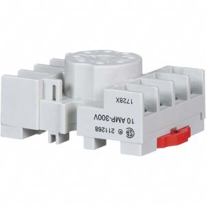 SQUARE D 8 Pins, 600 VAC, 10 and 15 Amp, Octal Relay Socket 8501NR51