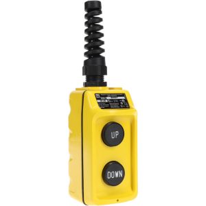 SCHNEIDER ELECTRIC Pendant Control Station: Momentary, 2NO, Up & Down 9001BW92Y