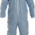DUPONT Disposable Coveralls: Flame Protection, Size Large, 2.4000 oz, ProShield 6 SFR, Hook & Loop Closure TM122SBULG002500