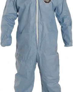 DUPONT Disposable Coveralls: Flame Protection, Size Large, 2.4000 oz, ProShield 6 SFR, Hook & Loop Closure TM122SBULG002500