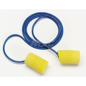 3M Earplugs: 33 dB, Foam, Cylinder, Roll Down, Corded, n-Metal Detectable 7000127210