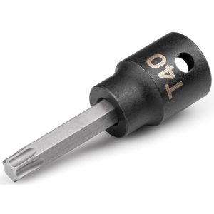 TEKTON Impact Hex & Torx Bit Sockets; Drive Size (Inch): 3/8 ; Torx Size: T40 ; Bit Length (Decimal Inch): 1.16 ; Overall Length: 2.22in ; Overall Length (Inch): 2-1/4 ; Material: Steel SIB14240