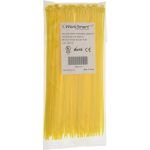 PRO-SOURCE Cable Tie Duty: 9.8" Long, Yellow, Nylon, Standard TSL-250-I-YY-PRO