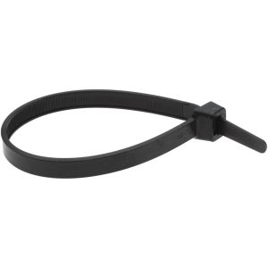 PRO-SOURCE Cable Tie Duty: 8" Long, Black, Nylon, Standard TSL-200-LHD-YB-PRO
