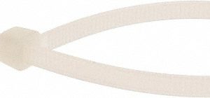 PRO-SOURCE Cable Tie Duty: 8" Long, Natural, Nylon, Standard TSL-200-S-YT-PRO