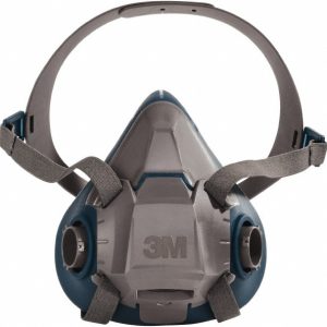 3M Half Facepiece Respirator: Silicone, Bayonet, Small 7000128237