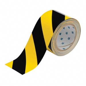 BRADY Floor & Aisle Marking Tape: 3" Wide, 100' Long, Polyester 104347
