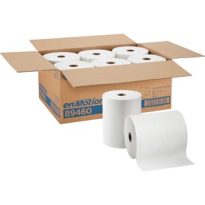 GEORGIA PACIFIC Enmotion 10" Paper Towel Rolls, White 89460