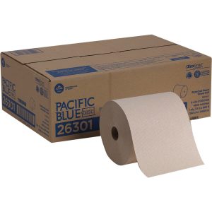 GEORGIA PACIFIC Pacific Blue Basic Recycled Hardwound Paper Towel Roll (Previously Envision), Brown 26301