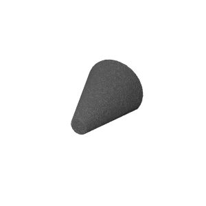 VALUE COLLECTION Abrasive Square Tip Cone: Type 17, Hard, 3/8-24 Arbor Hole BHL1A424R-C:01