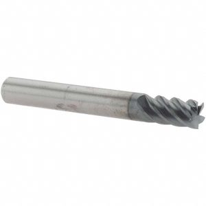 SUPERMILL Square End Mill: 1/4'' Dia, 1/2'' LOC, 1/4'' Shank Dia, 2'' OAL, 5 Flutes, Solid Carbide 5251813