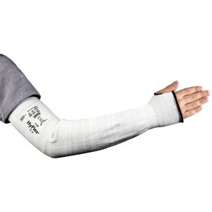 ANSELL Cut & Puncture-Resistant Sleeve: Size Universal, Gray, ANSI Cut A2 11211180-WID