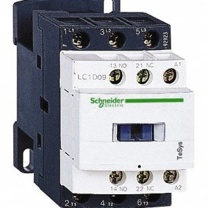 SCHNEIDER ELECTRIC IEC Contactor: 3 Poles, NC & NO LC1D09F7
