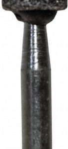 TRU-MAXX Mounted Point: 5/16" Thick, 1/8" Shank Dia, B136, 60 Grit, Coarse TM-GPB136B