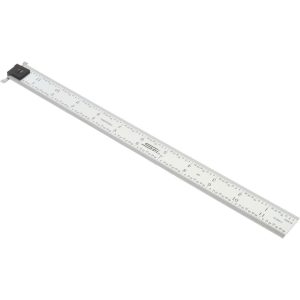 SPI Steel Rule: 12" OAL, 4R Graduation, 1" OAW 13-935-2