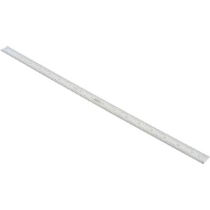 SPI Steel Rule: 18" OAL, English & Metric Graduation, Flexible, 3/4" OAW 13-874-3