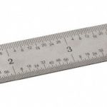SPI Steel Rule: 24" OAL, 3R Graduation, Flexible, 3/4" OAW 13-875-0