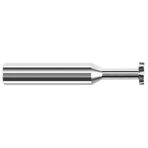 HARVEY TOOL Woodruff Keyseat Cutter: 1/2" Cut Dia, 1/4" Cut Width, 1/2" Shank Dia, Staggered Tooth 921380