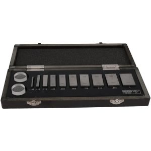 SPI Gage Block Set: 0.105 to 1'' Range, 10 Pc, Steel 11-342-3