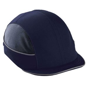 ERGODYNE Adjustable Hook & Loop Strap 30mm Brim Vented Bump Cap 23341