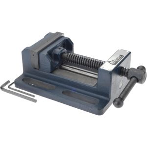 GIBRALTAR 3" Jaw Opening Capacity x 1-1/8" Throat Depth, Horizontal Drill Press Vise 428-84602