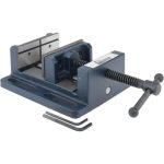 GIBRALTAR 4" Jaw Opening Capacity x 1-1/2" Throat Depth, Horizontal Drill Press Vise 428-84622