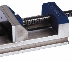 GIBRALTAR 6" Jaw Opening Capacity x 2" Throat Depth, Horizontal Drill Press Vise 428-74072