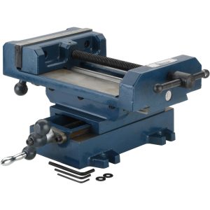 GIBRALTAR 8" Jaw Opening Capacity x 2" Throat Depth, Horizontal Drill Press Vise 428-83182